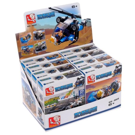 Constructor "Police transport", 4 types, mix-7