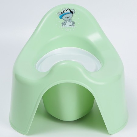 Children's pot with MomMy Love lid, tea tree color-1