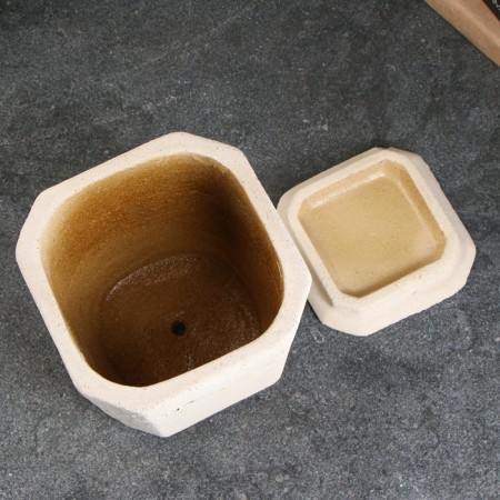 Flower pot "Omega No. 1" 3.5 l, 20 x 20 x 20 cm-1