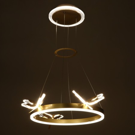 LUST "DRAGRAL" LED 48W 3000-6000K gold 52x52x80 cm Bayerlux-3