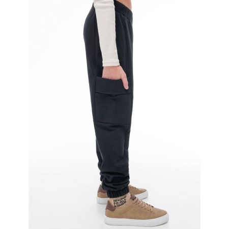 Pants for boys, height 122 cm, black color-10