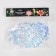 Girland "Mishura" 1 m Rosa, IP20, pearl thread, 22 LED, 6 layers, D = 5 cm, glow white, CR2032X2