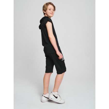 Sports suit for a boy, height 146 cm, dark gray color-3
