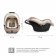 Car Capeslo Children's Siger "Daphni", group 0+, 0-13 kg, 0-1.5 years old, Mokko