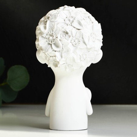 Figure Polystone "Love" Color White 12 x 6.5 x 22 cm-7