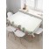 Tables on the table "Bilateral Christmas Design", rectangular, Saten, size 120x145 cm