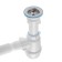 Siphon for sipi "Ani Plast" Varangian VA0115, 1 1/2 "x 40 mm, with corrugation 40 x 40/50 mm