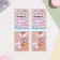 Set of mini -postcard "wishes - 1" craft, 40 pieces, 5 x 7 cm