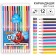 Colored pencils, 12 colors, trihedral, spider man