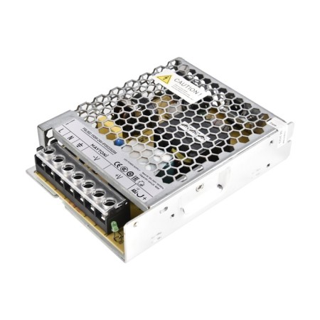 Power supply LED Strip 220204, 150W, 3x9.7x12.9 cm, silver color