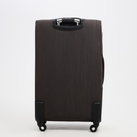 Big suitcase 28 ", lightning department, code castle, 4 wheels, outer pocket, brown color-6