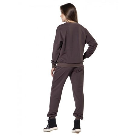 Women's suit I am Very Glad to See You, size 52, brown color-3