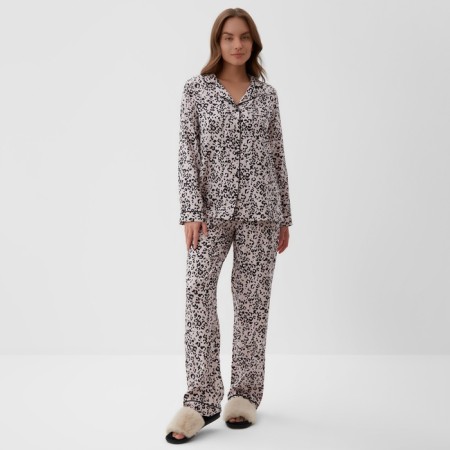 Female pajamas (shirt and trousers) KAFTAN LEO p. 52-54, pink-11