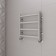 Terminus heated towel rail "Noto" P4, 500x500 mm, lower connection, chrome