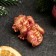 Figure with the suspension "Dragon Fred" burgundy with gilding, 5x3x2cm