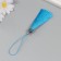 Decor for creativity textiles "Padishah brush" Blue set 2 pcs 9x1 cm