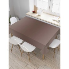 The tablecloth “Brown overflow”, rectangular, Saten, size 120x145 cm