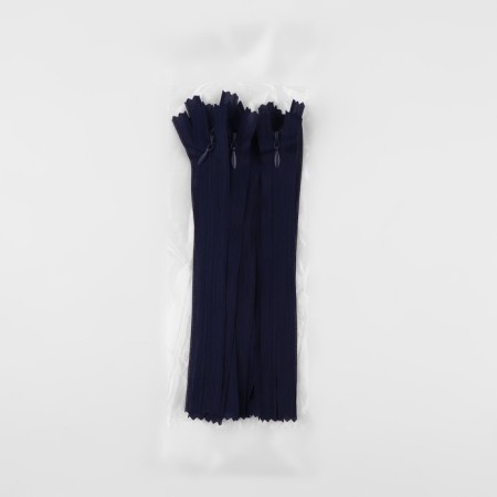 Lightning secret, No. 3, non-proceeding, locking machine, 18 cm, dark blue color-2
