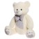 Soft toy "Bear Pierre with a bow", Latte color, 130 cm