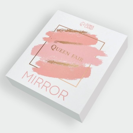Mirror Nast Layer Knife Oval (1) Mirror 12.4*17.3/12.4*23*26cm b/took silver to/Cor QF-6