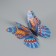 Magnet Plastic "Butterfly with graphic patterns" set of 12 pcs 6; 8; 10; 12 cm