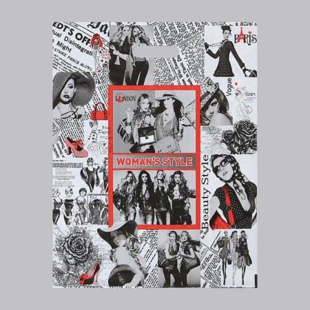 Package "Fashion Industry", polyethylene with a cut pen, 80 μm, 40 x 50 cm