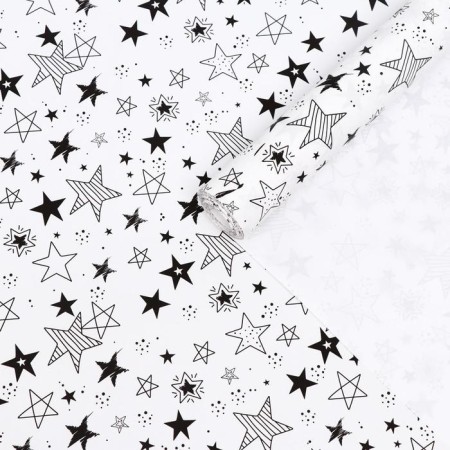 Paper packaging craft "Stars", 0.6 x 10 m, 70 g/m²