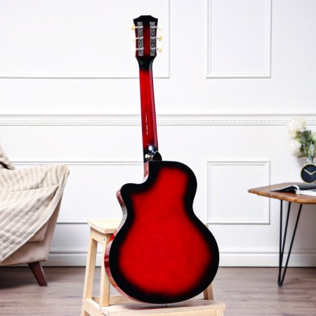 Acoustic guitar Music Life QD-H38Q-JP red, 6 string, 97 cm-4