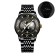 Men's wrist watches, D-4 cm, L-26 cm strap, 5 atm, luminous