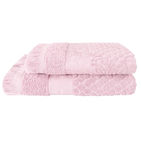 Terry towel Lavender, size 50x90 cm, pink color-1