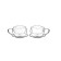 Tea couple with double walls Olivetti DWC21, 2 pcs, 180 ml