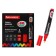 MARKER CHLOVA BRAUBERG "Pop-Art", 5mm, red. Fluor. Washed, for smooth surface 151529