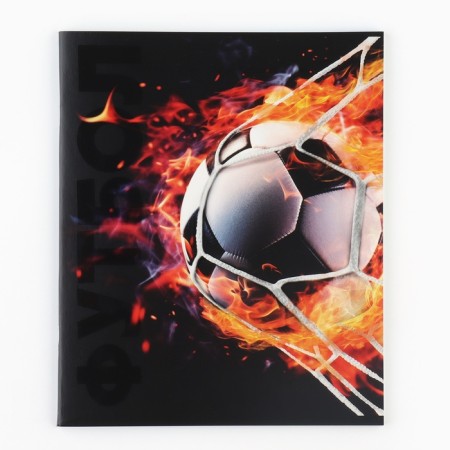 Notebook A5, 36 liters on the paper clip No. 1 MIX "September 1: Football" UV Lacques-6
