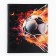 Notebook A5, 36 liters on the paper clip No. 1 MIX "September 1: Football" UV Lacques
