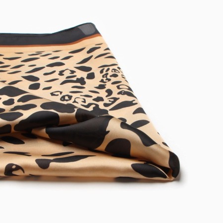 Women's scarf minku 70*70 cm, black-1