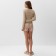 Home Home (Longsliv and Shorts) KAFTAN "velvet" set, 48-50, roses/beige