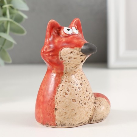 Souvenir Ceramics "Red Fox" 6.3x6.7x8.4 cm-1