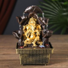 The desktop fountain from the Ganesha - God of Entrepreneurship and Good luck is 18x12x12 cm