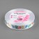 A satin ribbon "School", 15 mm × 23 ± 1 m, white color