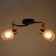 SPOT CHAST 58702/2 2x60W E14, gold/black 35x17x13 cm