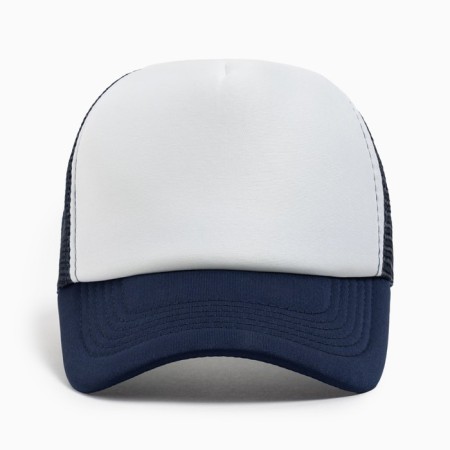 Baseball cap with minaku grid, dark blue color, size 56-58-4