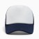 Baseball cap with minaku grid, dark blue color, size 56-58