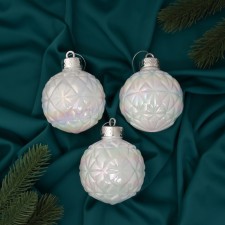 Set of balls plastic D-8 cm, 3 pcs 