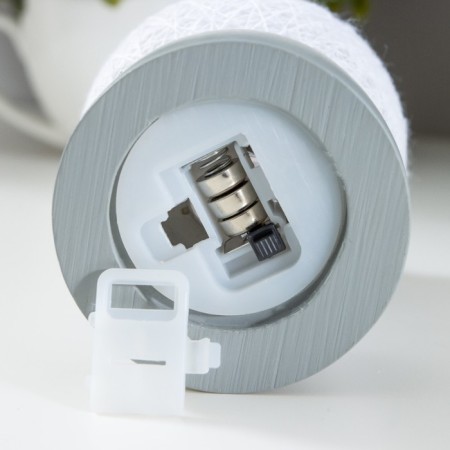 Nightmare "Bear" LED from batteries gray 6x6x10 cm Risalux-9