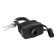 Lockland hinged castle, 50 mm, moisture -proof, long handle, 2 keys, black color