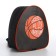 Baby backpack for the boy "Basketball", 23x20.5 cm, lightning department, black color