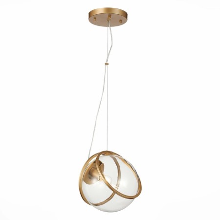 STL LUCE Sus. SL1181.313.01. Acerra. 1x40 watts, E27, 65x65 cm, brass color-3