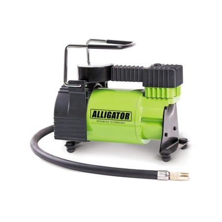 Car compressor "Alligator" AL-350, Metal, 12V, 120W, performance 30 l/min, adapters for pumping, bag