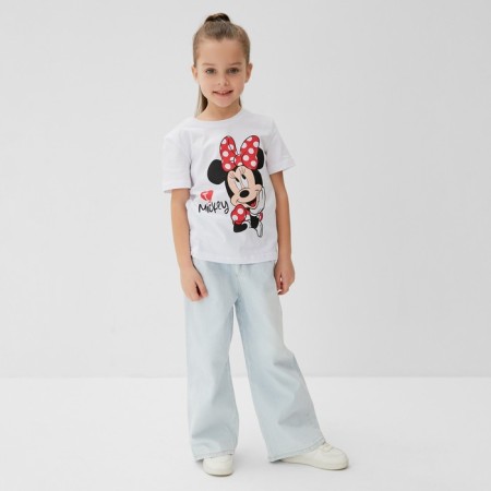 T -shirt "Minnie 2", Minnie Mouse, p. 28, height 86-92 cm, white-1