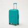 Middle suitcase 24 ", lightning department, code castle, 4 wheels, turquoise color
